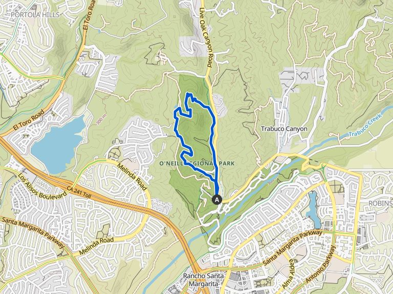 Vista Point Loop Cleveland National Forest hike Komoot